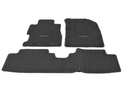 Honda 83600-S5P-A01ZA Floor Mat Set *NH167L* (GRAPHITE BLACK)