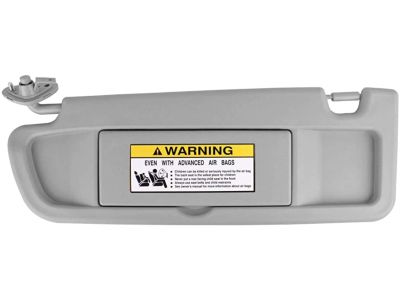 Honda 83280-S10-A00ZA Sunvisor Assembly, Driver Side (Clear Gray) (Mirror)