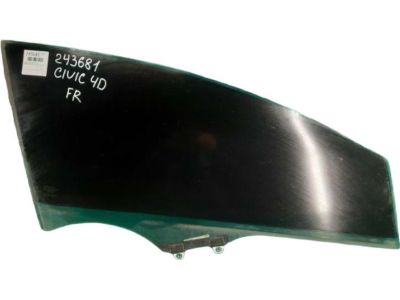 Honda 73300-SNE-316 Glass Assy., R. FR. Door (Green) (PPG)