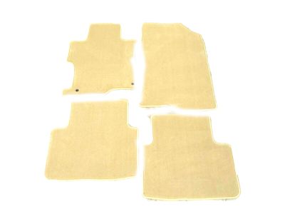 Honda 83600-TA5-A01ZD Floor Mat Set *YR358L* (WQ IVORY)