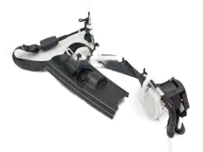 Honda 04818-TVA-A00ZA Outer Set, Left Front Seat Belt (Deep Black)