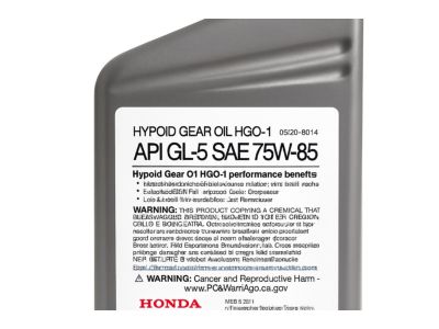 08200-9014A Honda Hgo-1 Gl-5 75W-85 Product Photo 2 of 2