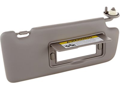 Honda 83230-TR0-A01ZB Sunvisor Assembly, Passenger Side (Warm Gray) (Mirror)