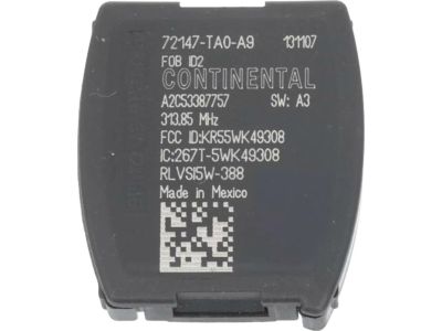 2011 Honda Accord Car Key - 72147-TA0-A92