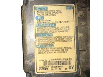 2005 Honda Accord Air Bag Control Module - 77960-SDA-C04