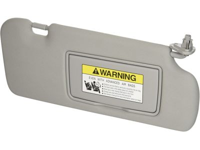 Honda 83230-SWA-A82ZB Sunvisor Assembly, Passenger Side (Light Gray) (Mirror)