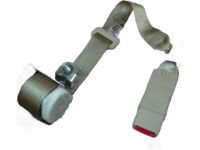 Honda 04823-T2F-A00ZC Buckle Set (Graphite Black)