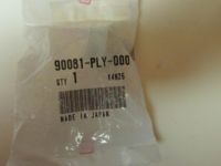Honda 90081-PLY-000 Bolt, Plug (18MM) Honda 90081-PLY-000 Bolt, Plug (18MM)