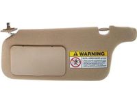 Honda 83280-S01-A23ZB Sunvisor Assembly, Driver Side (Coast Sand) (Mirror) Honda 83280-S01-A23ZB Sunvisor Assembly, Driver Side (Coast Sand) (Mirror)