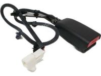 Honda 04816-TP6-A80ZA Buckle Set, L. FR. Seat Belt *NH167L* (GRAPHITE BLACK)