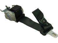 Honda 04828-SNE-A01ZC Tongue Set, Left Rear Seat Belt (Outer) (Graphite Black)