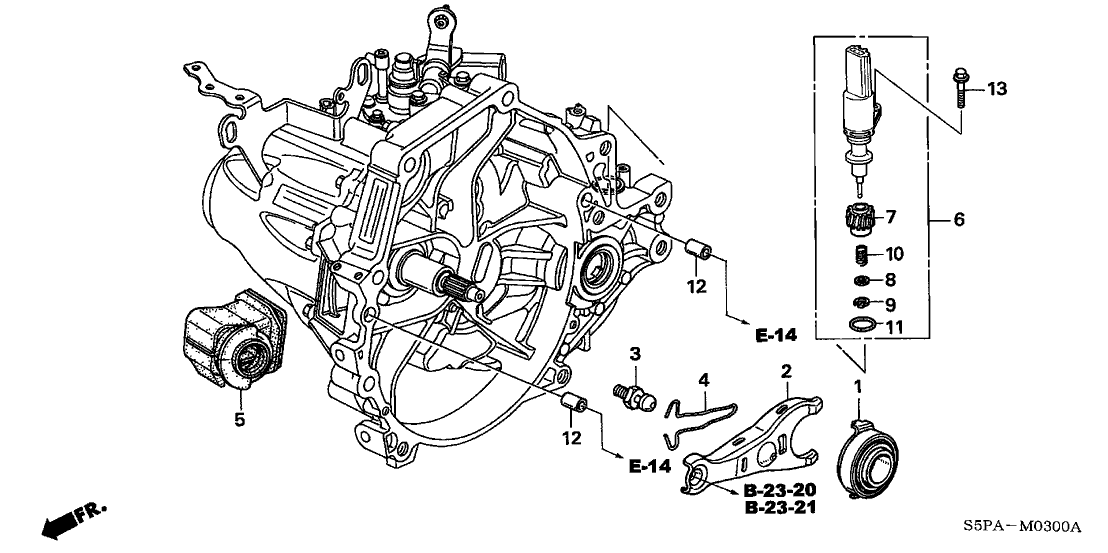 2005 Honda Civic 2 Door DX (VALUE PACKAGE) KA 5MT MT Clutch Release