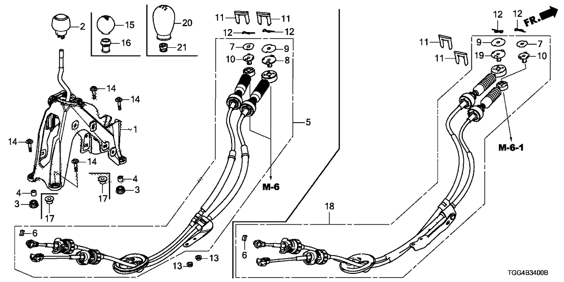 54100-TGH-A01 - Genuine Honda Sub-Assy.