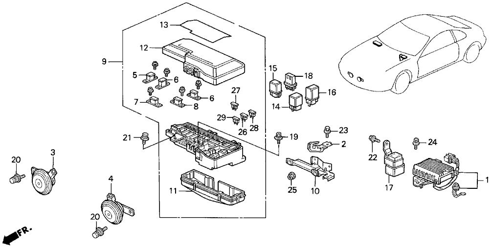[DIAGRAM] Honda Prelude Engine Bay Diagram - MYDIAGRAM.ONLINE