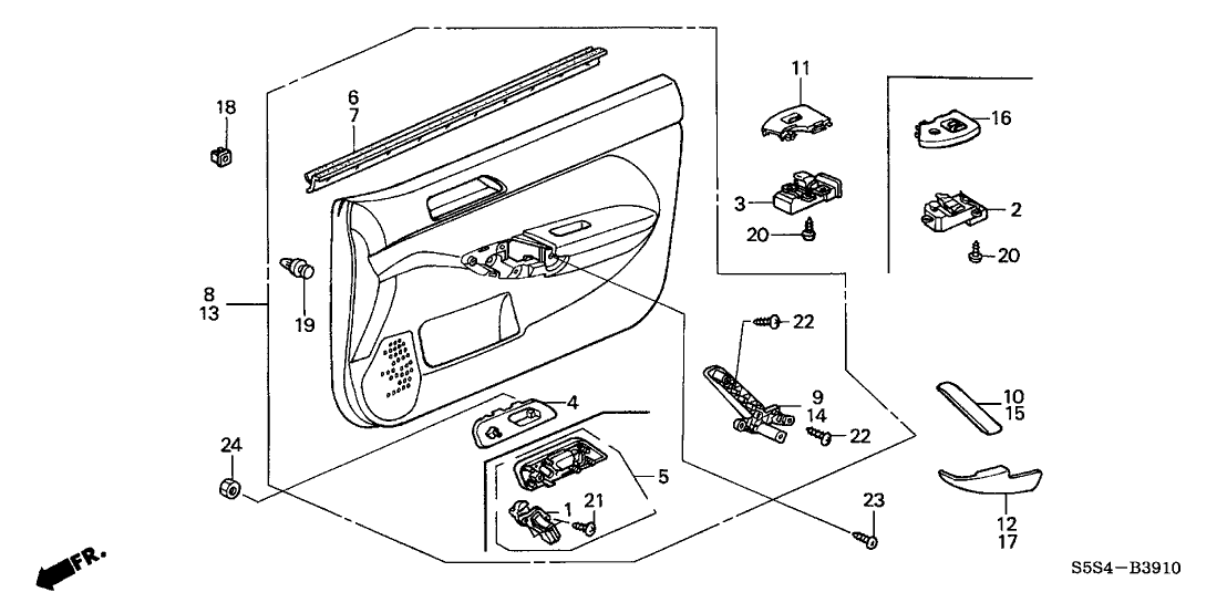 9391325520 Genuine Honda Screw, Tapping (5X20) (Po)