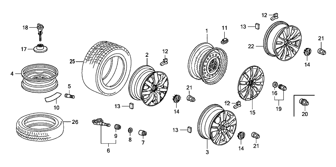 42754-stk-a01-genuine-honda-nut-tpms-valve