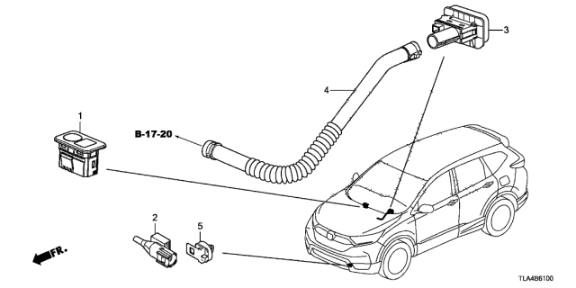 A/C Sensor - 2019 Honda CR-V 5 Door EX (AWD/ONTARIO) KA CVT