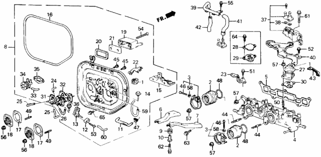 Guarnizione Valvola EGR 18715-PB2-000 - In PVC Per Honda, Nissan, Acura, Isuzu, Subaru - Foto 13