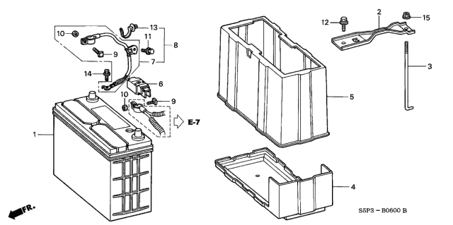 2001 Honda Civic Battery