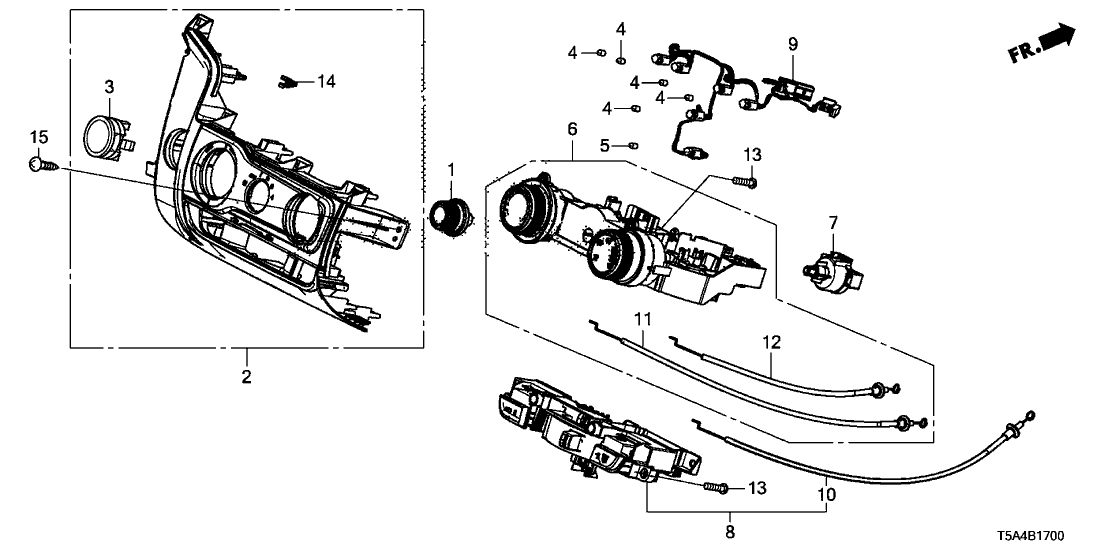 Honda 79556-T5A-J01 Bulb (T5) (14V 80Ma)