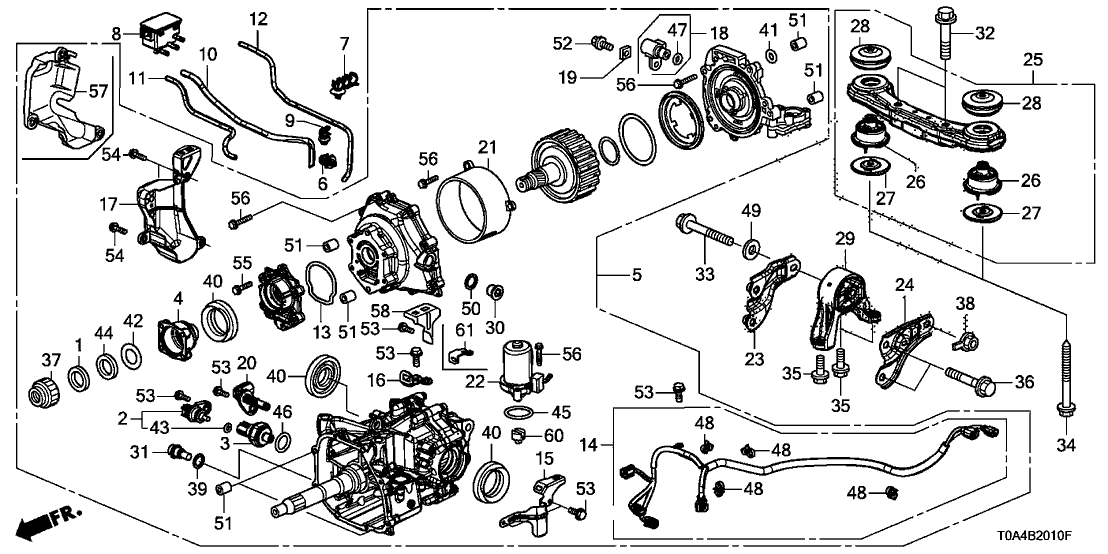 Honda 48143-R7L-000 Gasket, Lubrication Pump