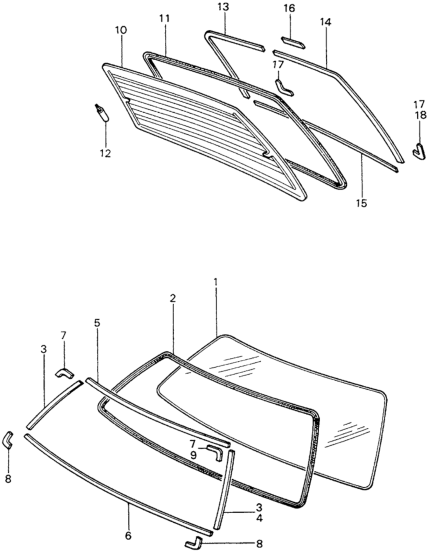Honda 74806-SA0-000 Joint, L. RR. Corner