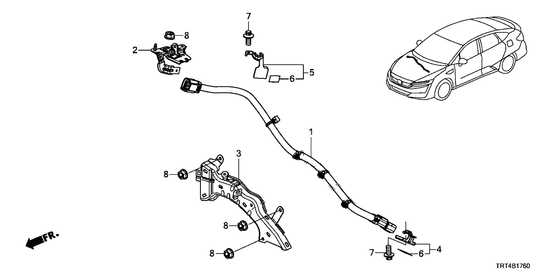38875-5WM-A10 Honda Protector A