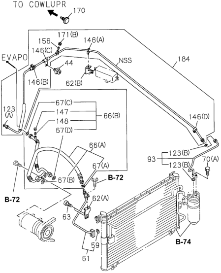 Honda 8-97085-866-1 Pipe, Air Conditioner