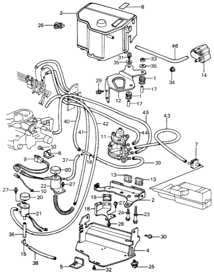 Honda 36071-PA5-701 Stay, Solenoid Valve