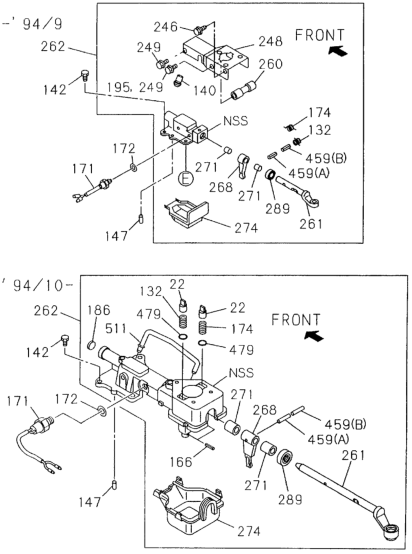 Honda 8-97257-824-0 Box Asm Shift Cont