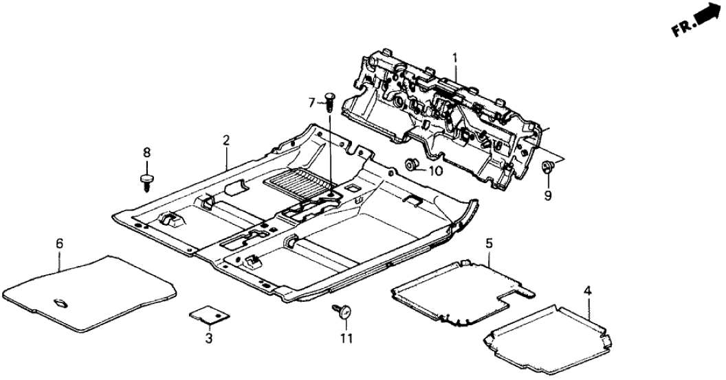 Honda 83101-SF1-A03 Insulator, Dashboard (Lower)