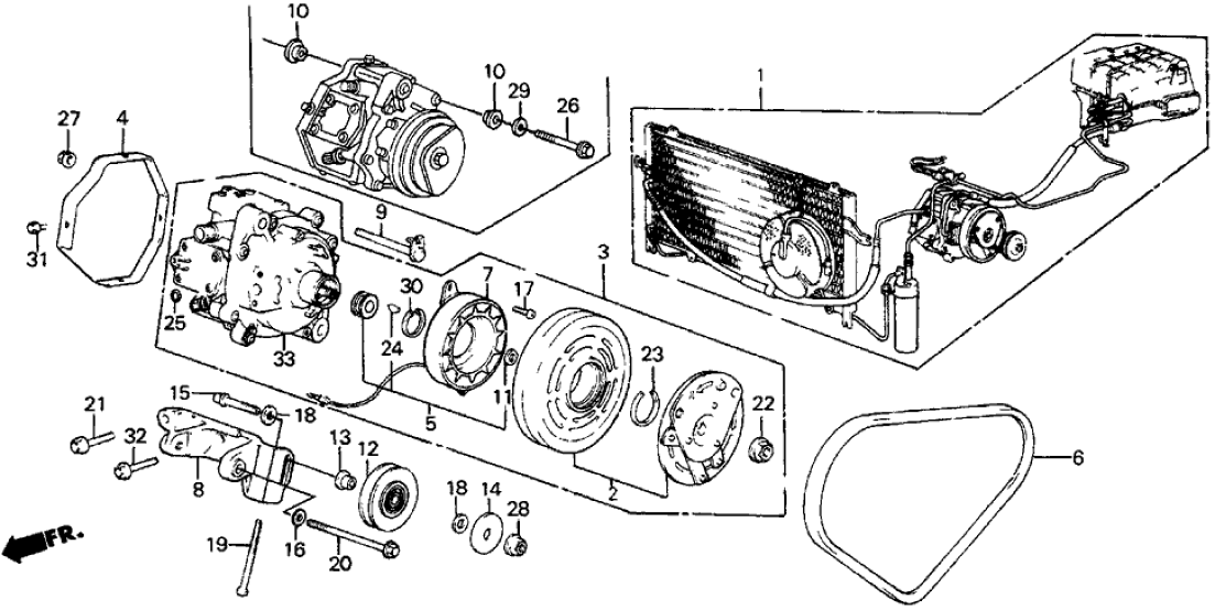 Honda 38930-PE0-305 Bracket, Compressor