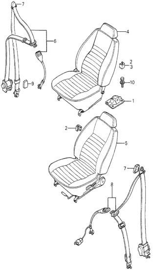 Honda 77620-688-692ZC Seat Belt Assy., L. FR. *YR25L* (Takata) (PLIANT BEIGE)