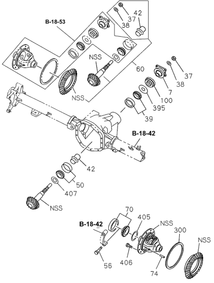 Honda 8-97084-448-0 Gear Set, Final Drive