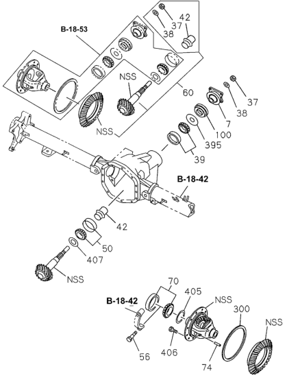 Honda 8-97084-443-0 Gear Set, Final Drive