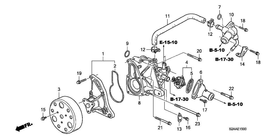 Honda 32123-P0G-A00 Stay, TDC-Sensor Wire Harness