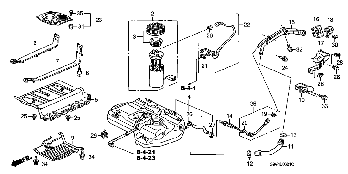 Honda 17653-S9V-A01 Tube, Vent Return