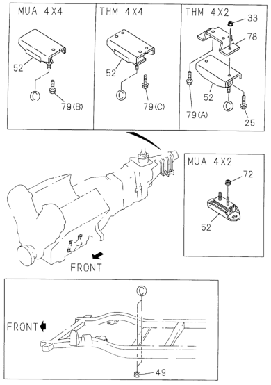 Honda 0-28751-035-0 Bolt,Eng Hanger