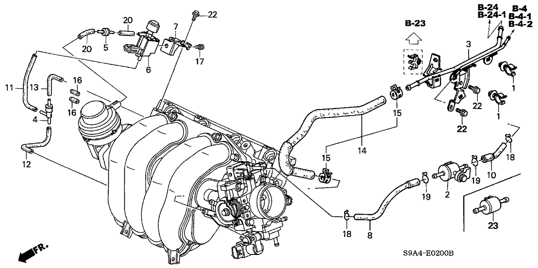 Honda 36167-PND-A10 Tube, Purge Joint