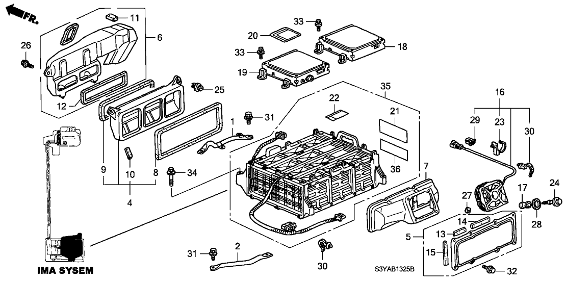 Honda 1D010-PHM-A01RM Battery Module