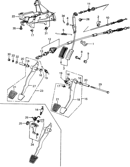 Honda 46500-SA0-670 Pedal Assy., Brake