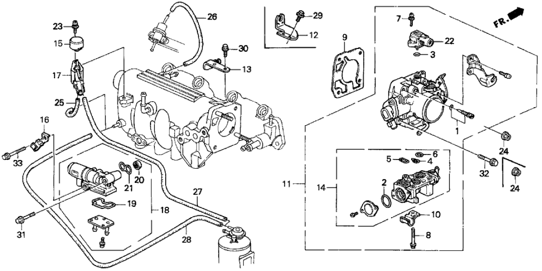 Honda 16411-P30-000 Stay, Throttle Wire