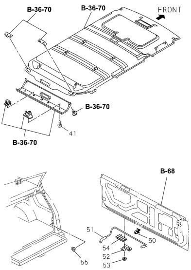 8-97120-750-0 Honda Bracket, Torsion Bar