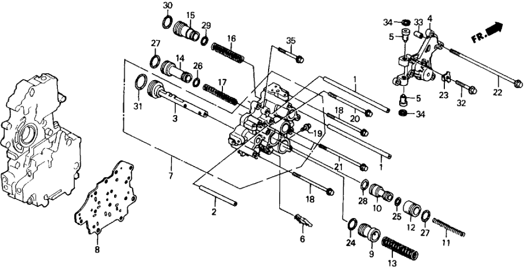 Honda 24278-PS5-000 Base, Servo Detent