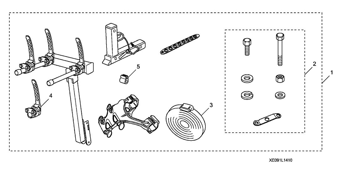 Honda 08L14-E09-100R1 Hardware Kit