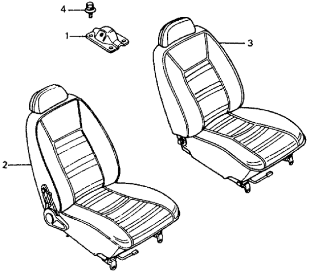 Honda 77200-663-675ZB Seat Assy., R. FR. *B13L* (STAR BLUE METALLIC)