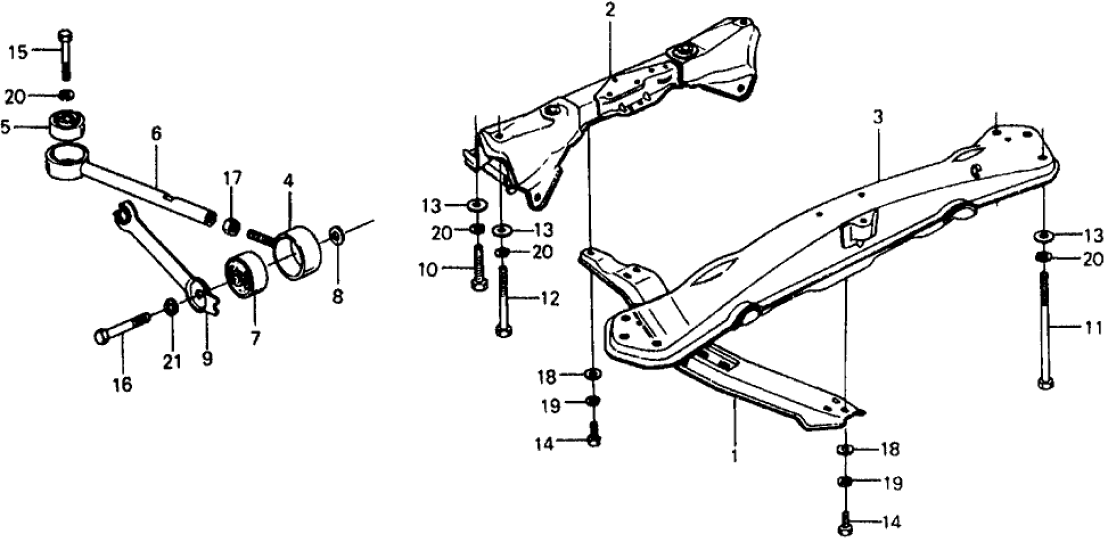 Honda 90124-634-670 Bolt, Hex. (10X57)