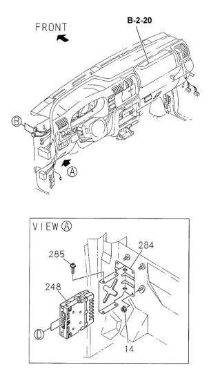 Honda 8-97264-958-0 Bracket, Amplifier (4In1 W/Cas)