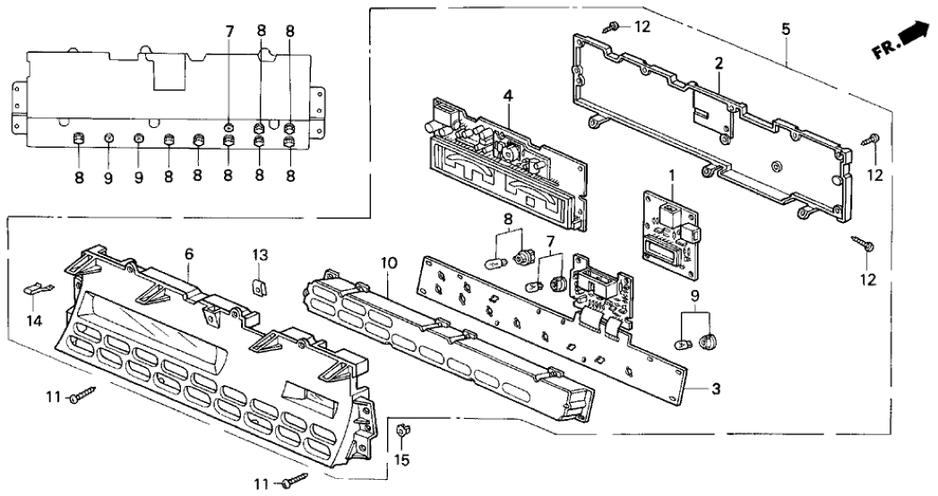 Honda 78145-SS0-003 Circuit Assy., Fuel/Temperature