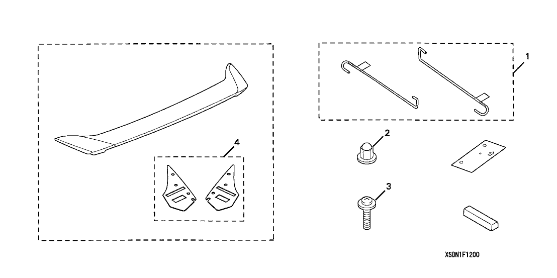 Honda 08F12-SDN-100R1 Spring Set